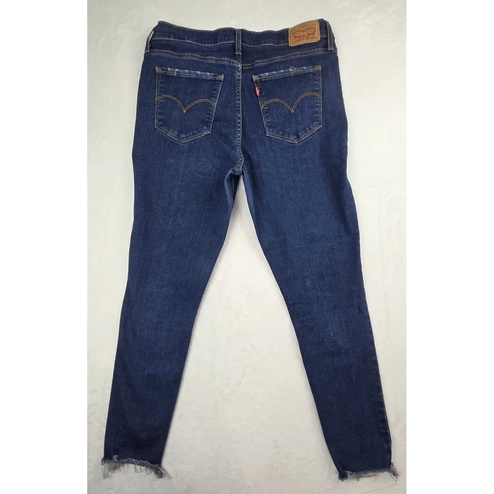 Levi's Jeans Men 31 Blue 720 High Rise Super Skinny Excellent